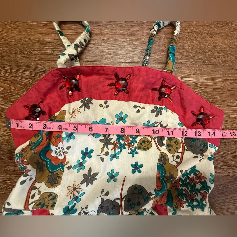 🌸 Magic Boho Floral Cotton Sundress - Picture 9 of 11